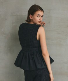 GRACE CONTINENTAL ツイードコンビジレ