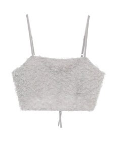 earth music&ecology フリンジミックスチュールビスチェ