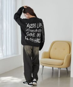 WEGO グラフィックニットBIGプルオーバー