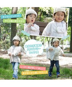 Mother garden しろたん 2way ハンズフリー＆卓上ファン 《しろたん&らっこいぬ》 ミニ 小型 扇風機 スタンド ハンズフリー 充電式 携帯 USBケーブル付き ネックストラップ付き レジャー アウトドア スポーツ観戦 お祭り 夏 暑さ対策  父の日 ギフト