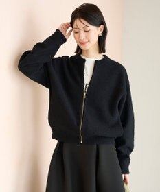 UNFILO ウールミルド ZIPニットブルゾン