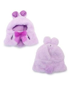 Mother garden しろたん ついてきちゃうマスコット 着せ替え服 《うさぎポンチョ 紫》 単品