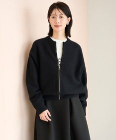 UNFILO ウールミルド ZIPニットブルゾン