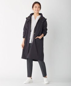 J.PRESS LADIES 【洗える】T/Rアルガンシルク クロップドパンツ