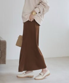 WEGO 【ANGIE VINTAGE】サテンマーメイドスカート