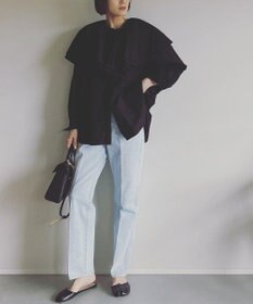 woadblue ハイライズデニムパンツ アイスブルー