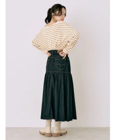 earth music&ecology Ｌｅｅ×ｅ．ｍ．ａ．ｅ．デニムフリルスカート