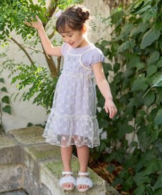 ANY KIDS チュールキャミソール付き ワンピース