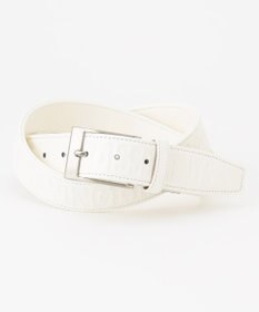 23区GOLF 弱ストレッチが新しい【MEN】ロゴエンボス ベルト