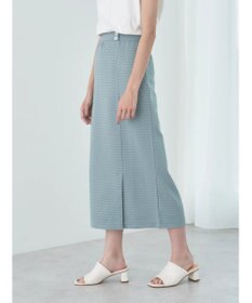 earth music&ecology シェブロン柄タイトスカート