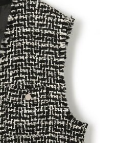 ICB ライトツイード ジレ