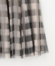 ANY SIS 【美人百花7月号掲載】2WAYチェックチュールリバーシブル スカート