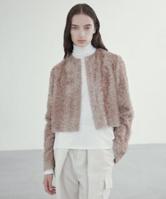 BEIGE， 【GISELe 4月号掲載】KOCHIA / ファージャカードクルーネックブラウス