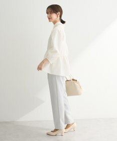 Green Parks ef-de 衿取り外しペプラムブラウス