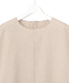 23区 【洗える】トリアセスラブストレッチ フレンチスリーブ ブラウス