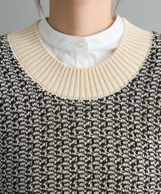 CRAFT STANDARD BOUTIQUE ジャガードショートニットベスト