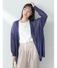 earth music&ecology シアーＢＩＧカーディガン