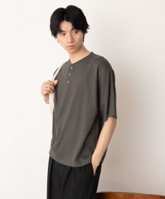 WEGO リングドットヘンリーネックリブT（SS）