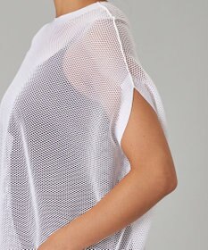 Chacott 【ノーソーイングニット】ラウンドメッシュニット