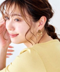 Tiaclasse カラーメタルリングピアス