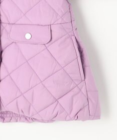 組曲 KIDS 【110-140㎝】マフラー付き中綿キルト アウター