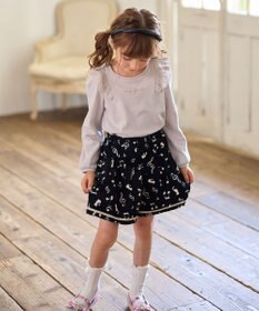 ANY KIDS 肩レース長袖Tシャツ