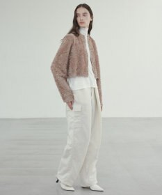 BEIGE， 【GISELe 4月号掲載】KOCHIA / ファージャカードクルーネックブラウス