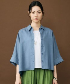 自由区 ナチュラルリネン シャツ