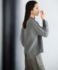 自由区 【セットアップ対応】ウールミラノボトルネック ニット