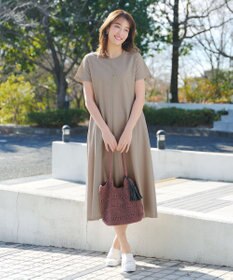 Tiaclasse L 【おのののかさん着用】冷凛(ひやりん)カノコAラインフレアワンピース