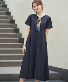 Tiaclasse L 【おのののかさん着用】冷凛(ひやりん)カノコAラインフレアワンピース