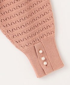 組曲 L 編地切替ドルマンプルオーバー ニット