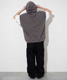 WEGO 【ユニセックス着用ITEM/手洗い可】ロゴノースリーブパーカー