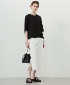 ICB 【洗える】シェルタリングドライサテン タイトスカート