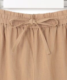 J.PRESS YORK STREET 【WOMEN】ワンウォッシュリネンコットン ワイドパンツ