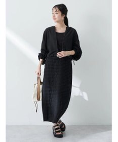 earth music&ecology シアーフードブルゾン