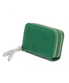 UNBILLION ペルケ perche / ドット型押し・ジャバラカードキーケース