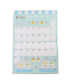 Mother garden しろたん 2024年 壁掛けカレンダー 《シロタン喫茶柄》 A4サイズ