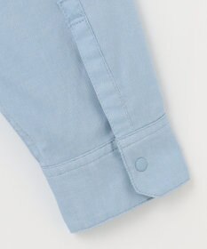 SHARE PARK MENS 【UVカット・撥水・ストレッチ】イージーデニムレギュラーカラーシャツ