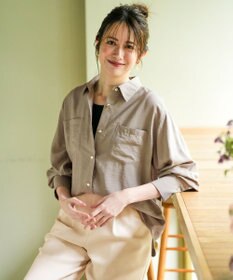 ANY SIS シアーダブルポケット シャツ