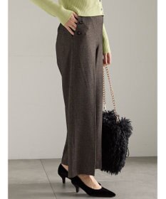 Te chichi ツイードワイドパンツ（セットアップ可）