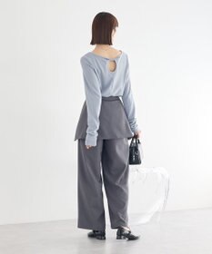 earth music&ecology 【予約】【2WAY】ラップスカート付きパンツ