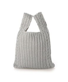 UNBILLION カシュカシュ cachecache / ケーブル編みラメショッパーミニトート