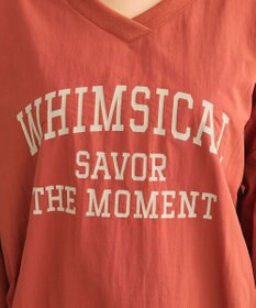 Green Parks ナイロンロゴＶネックプルオーバー