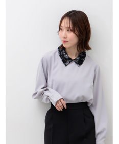 Te chichi レースカラーブラウス