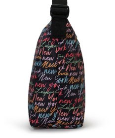 LeSportsac DELUXE EASY CARRY TOTE/NYCスクリプトブラック