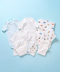 MIKI HOUSE HOT BISCUITS 出産準備スタンダードセット 通年用(総柄)