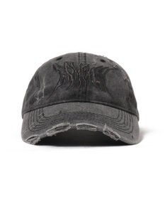 WEGO トライバルロゴダメージピグメントキャップ