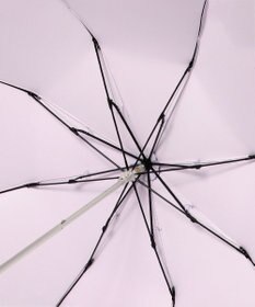 MOONBAT 【ランバン オン ブルー（LANVIN en Bleu）】晴雨兼用折りたたみ日傘　ビジュー付きオーガンジーフリル