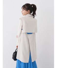 earth music&ecology バックデザインジレ